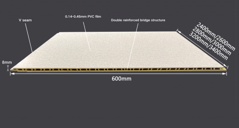 V seam WPC Wall Panel